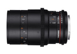 Samyang F1312303101 - Objetivo para vídeo VDSLR para Nikon F T3.1 AS IF UMC II (Distancia Focal Fija 100mm, diámetro Filtro: 67mm), Negro