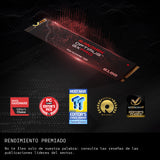 SANDISK Optimus GX Pro 8100 PCIe Gen 5 NVMe SSD 8 TB (velocidades de Lectura/Escritura secuenciales de hasta 14 900/13 200 MB/s, TLC 3D CBA NAND, hasta 4 800 TBW)