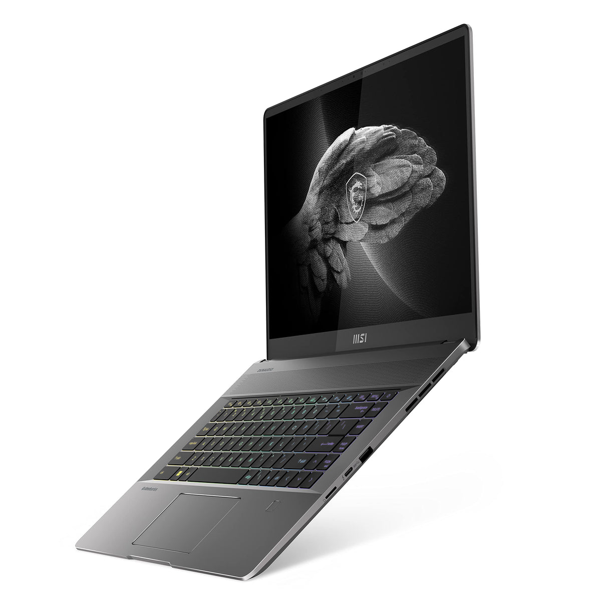 MSI Creator Z16 A12UET-012ES - Ordenador portátil 16" QHD+ (Intel Core i7-12700H, 16GB RAM, 1TB SSD, GeForce RTX 3060-6GB, Windows11 Home Advanced) Lunar Gray, Per-Key RGB Keyboard