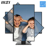 MSI Pro MP273QP E2 Monitor Profesional WQHD de 27", Panel IPS 2560 x 1440, 100Hz, 4ms, Panel IPS 2560 x 1440, 100Hz, 400 nits, Anti-Glare, Altavoces Integrados, Negro