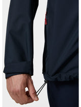Helly Hansen Hombres Chaqueta Crew 2.0, Azul Marino, L