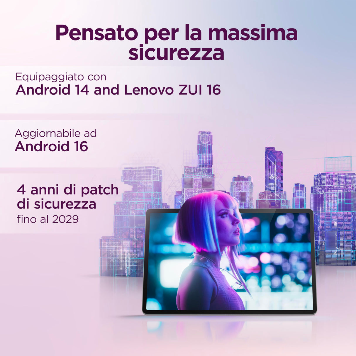 Lenovo Idea Tab Pro, Pantalla 3K 12,7 Pulgadas 144 Hz, procesador Mediatek Dimenity 8300, 8 GB de Memoria, 256 GB de Memoria, WiFi 6, Tableta Android 14, Incluye Tarjeta Pen - Seafoam Green