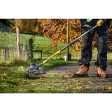 DEWALT DCM5713N-XJ - Cortabordes 54V XR Flexvolt, 3Ah Batería, Ancho de corte 38cm, Incluye hilo de corte de 7,5m, Plegable, Motor sin escobillas