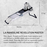 De Buyer, MANDOLINE REVOLUTION MASTER,39,5 x 19,5 x 14 cm-2012.41