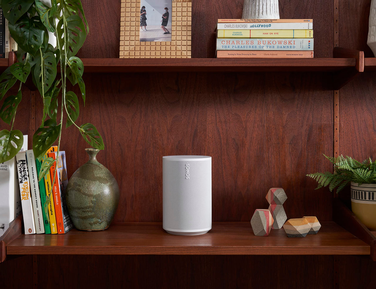 Sonos Era 100 | Altavoz Inteligente con Wi-Fi, Bluetooth, Compatible con Amazon Alexa - Blanco