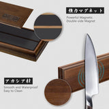 HOSHANHO Juego de Cuchillos de Cocina de 6 Piezas, Juego de Cuchillos de Chef Profesional, set de cuchillos de cocina de Acero Inoxidable con portacuchillas magnético