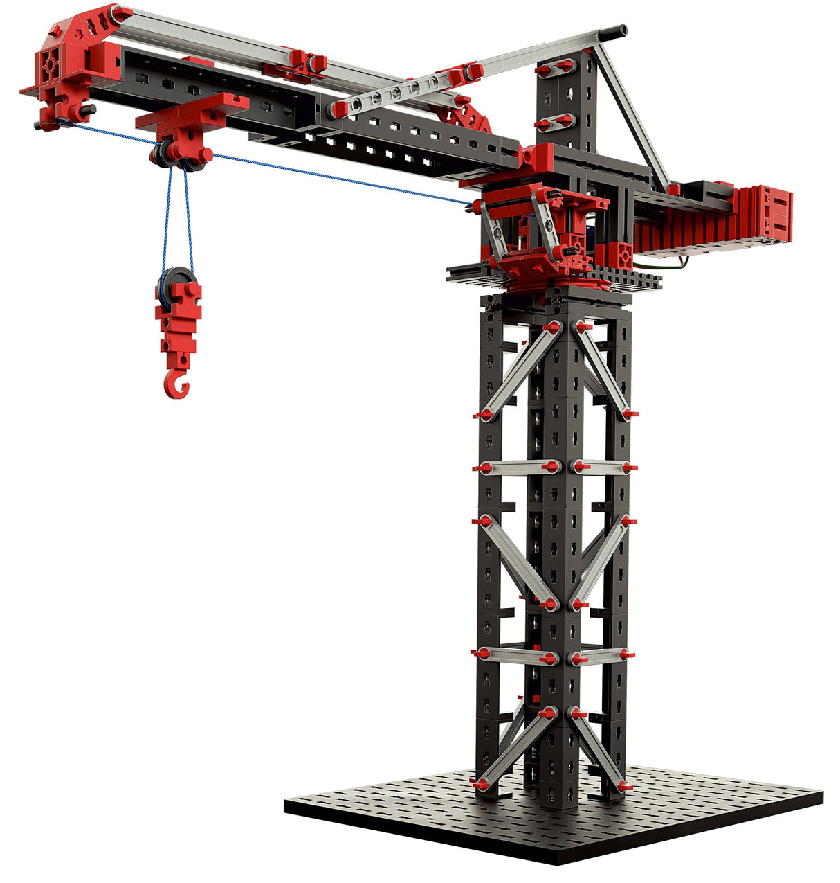 fischertechnik ADVANCED Mechanic & Static 2, 536622 – kit de construcción, juguete educativo para niños, 30 modelos, 1 motor, a partir de 9 años