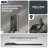 Motorola Edge 70 24GB (12GB+12GB RAM Boost)/512GB Gadget Grey, España. Diseño increíblemente Fino. Pantalla Super HD de 6,7". Triple cámara 50MP con Moto ai. 4800 mAh. Durabilidad de Grado Militar