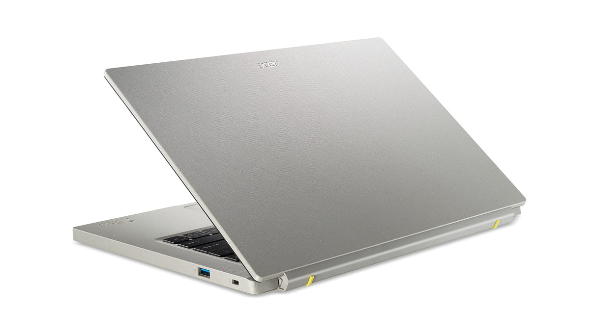 Acer Aspire Vero (AV14-51-79KC) Green Laptop | Pantalla FHD de 14" | Intel Core i7-1255U | 16 GB RAM | 512 GB SSD | Intel Iris Xe Graphics | Windows 11 | Teclado QWERTZ | Gris