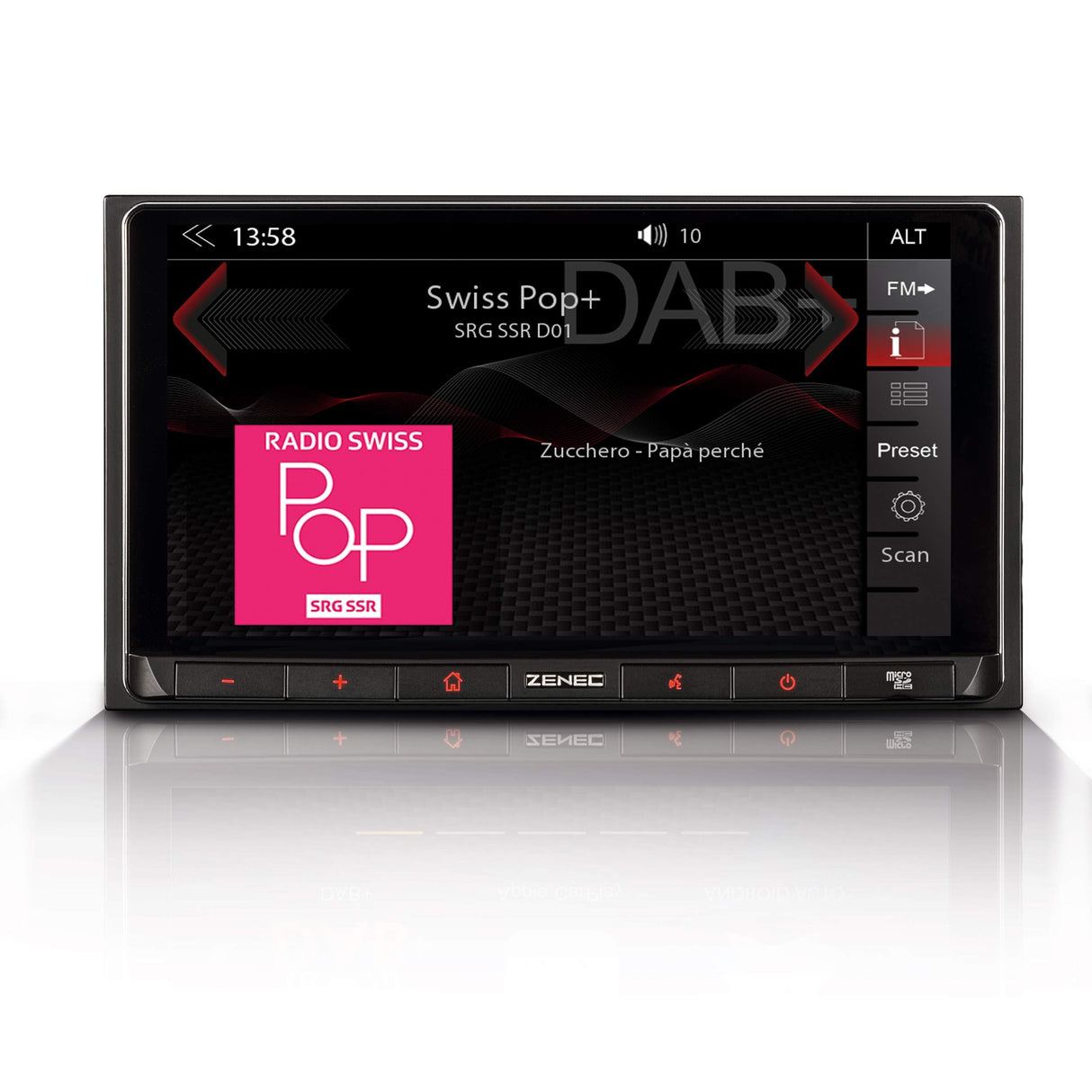 ZENEC Z-N528: Radio de Coche 2-DIN/infotainer, Sistema Multimedia con Pantalla táctil de 17,1 cm/6,75", Dab+, Bluetooth, USB, Centro Multimedia con Apple CarPlay y Google Android Auto