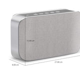 TechniSat Blupeaker TWS XL - Altavoz Bluetooth portátil (con estéreo True inalámbrico, Manos Libres, Bluetooth, 2 Altavoces estéreo de 15 W, batería, Entrada Auxiliar), Color Gris