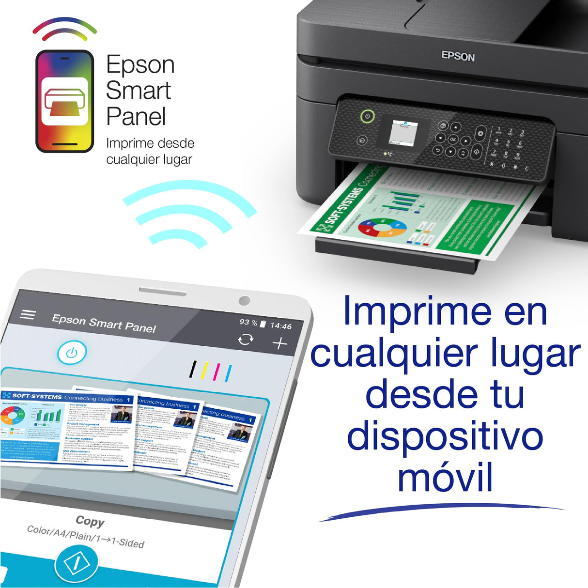 Impresora de inyección de tinta multifunción Expression Premium XP‑7100 A4 con conectividad inalámbrica