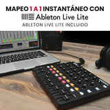 AKAI Professional MIDIMIX - Mezclador de audio, Controlador de DAW MIDI USB, mesa de mezclas con 8 faders, 1 master fader, 24 knobs asignables y mapeo con Ableton Live