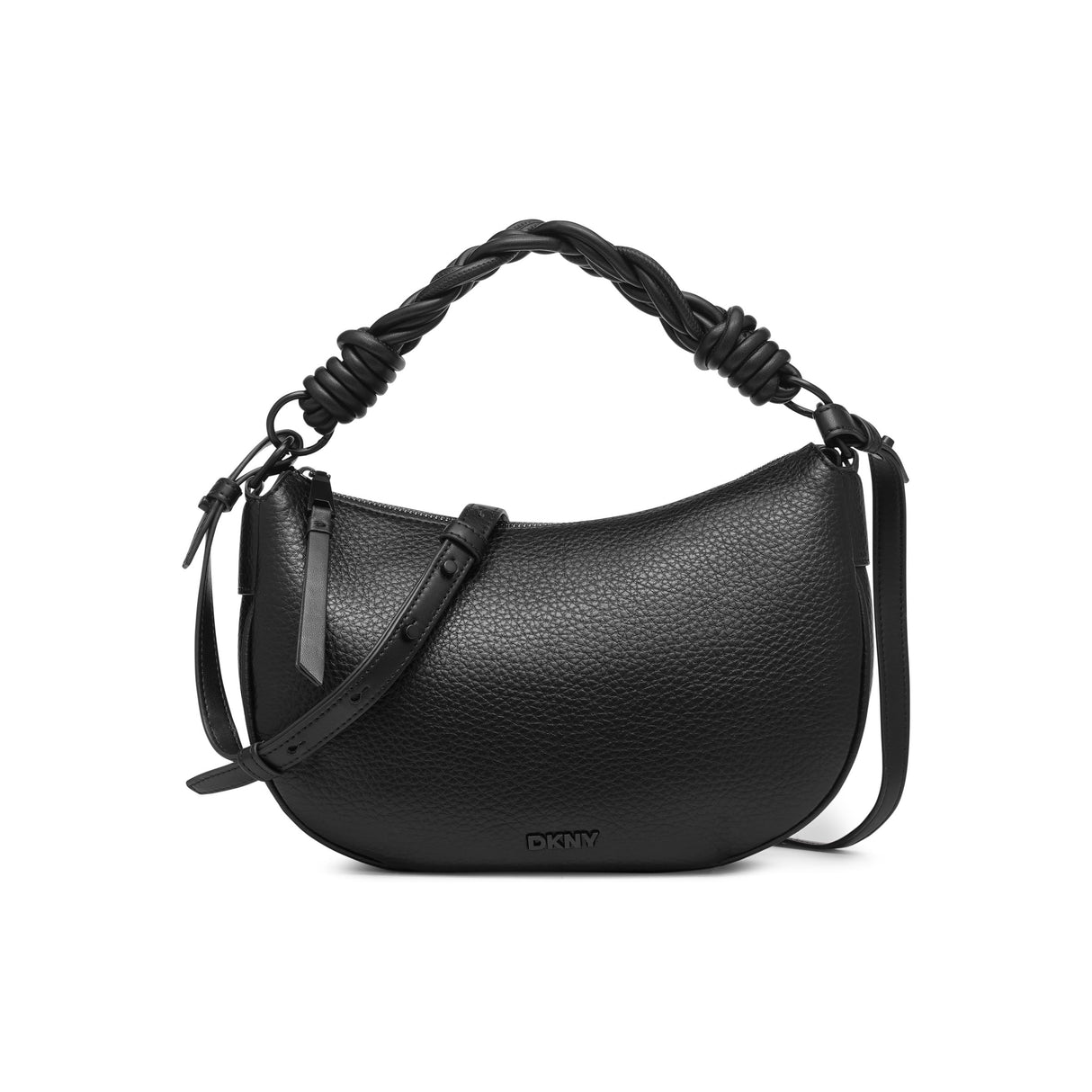 DKNY Elsie Crossbody, Bolso de Mano Mujeres, Negro y Negro, Talla única