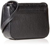 Armani Exchange Liz-Small Shoulder Strap, Crossbody Medium para Mujer, Negro (Nero-Black), 14x8x20 Centimeters (B x H x T)