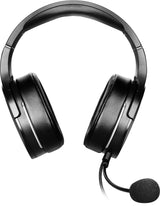 MSI Immerse GH20 - Auriculares para Juegos con Cable, diseño Ligero Ajustable, Controles de Volumen en línea, Auriculares Aptos para Gafas, Conector de Audio de 3.5 mm, PC/Mac/PS4/Xbox, Negro, Grande