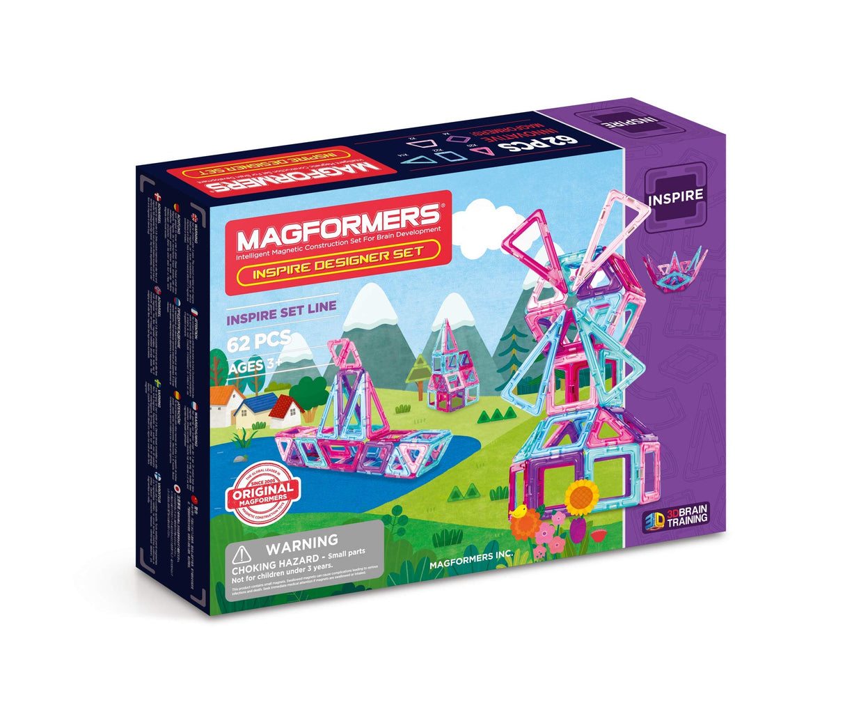 MAGFORMERS Inspire 62 Set 278-45 Blue