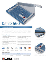 Dahle A4 - Guillotina 340 mm Longitud de corte de 2,5 mm de corte/Capacidad - Azul