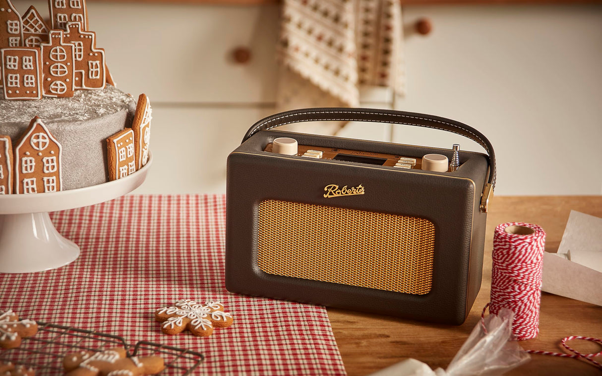 Roberts Revival Uno BT Dab+/FM/Bluetooth Radio Portátil Reloj Despertador, Verde Oscuro