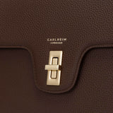 Carlheim, Gotland Genuine Leather collection, Estelle Genuine Leather Handbag (Brown)
