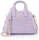 Mandarina Duck I-con Velvet Tote, Terciopelo Mujeres, Purple Impression, Talla única