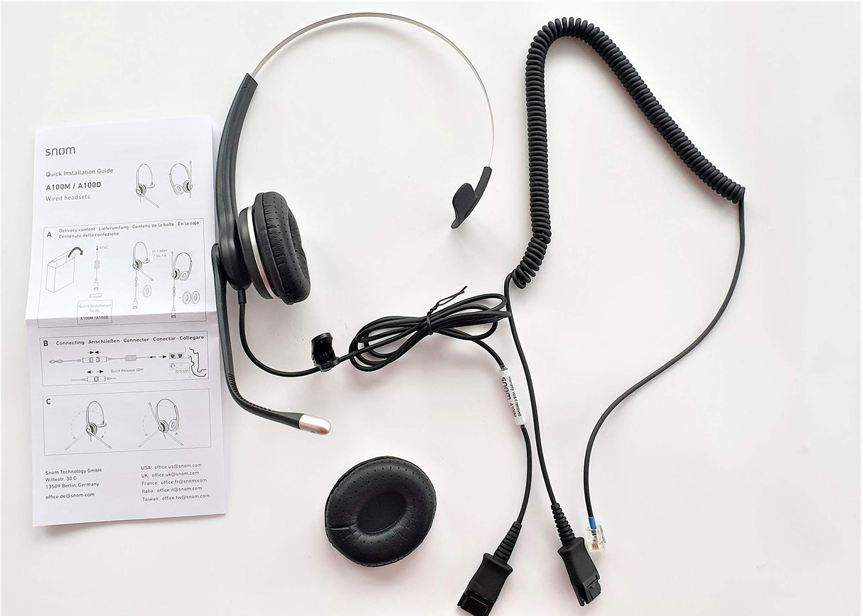 Snom A100D Headset for D3x5/7x0/D7x5