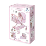 Carro de Muñecas 3 en 1 Niza DeCuevas 81746