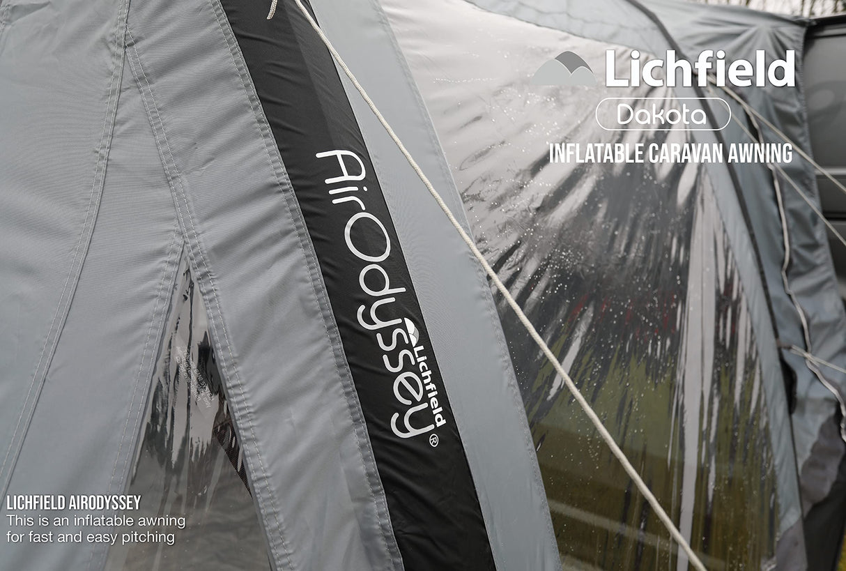 Lichfield Dakota Caravan Awning, Unisex Adulto, Excalibur, Talla Única