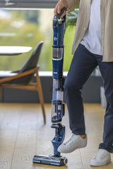 Hoover Aspiradora Escoba Sin Cable Potente con Corner Genie™ para Limpiar Todos los rincones, Accesorio para Mascotas, Cepillo Anti-Enredos, Luces LED, 2 Baterías [HFX]