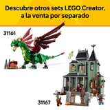 LEGO Creator 3 en 1 Castillo Medieval de los Caballeros del Corcel de Juguete - Transformable en Torneo de Justas o Aldea - 6 Minifiguras y Caballos - Regalo para Niños y Niñas de 9+ Años - 31168