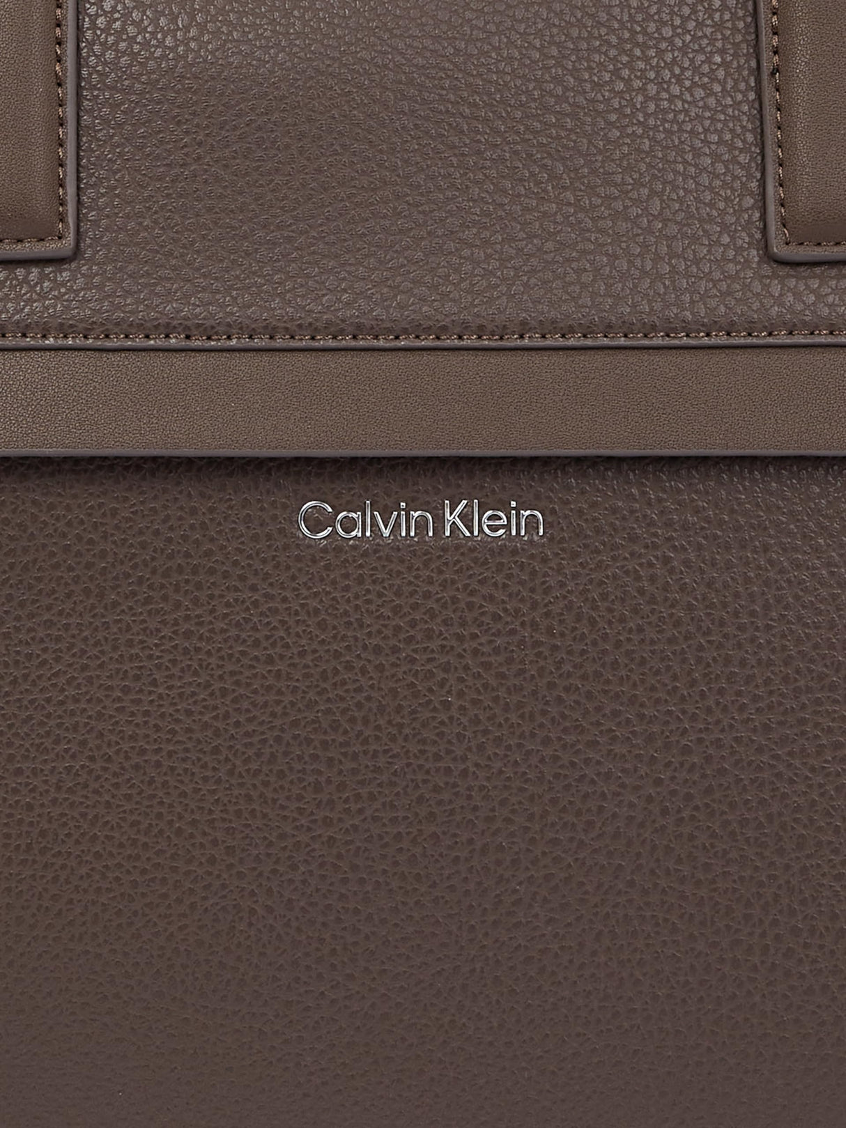 Calvin Klein Maletín para Portátil Hombre Must Laptop Bag Elegante, Marrón (Java Brown Pebble), Talla única