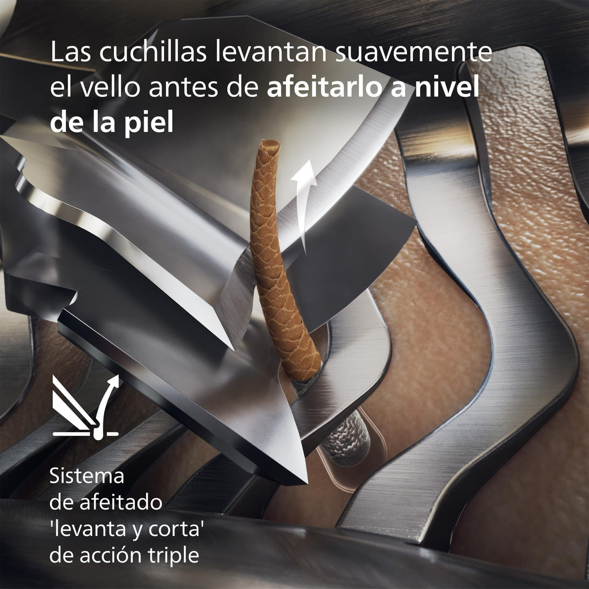 Philips i9000, Afeitadora Eléctrica Hombre, Máquina de Afeitar Barba en Seco y Mojado, Tecnología SkinIQ, Base de Carga, Recargable, Estuche de Viaje, Centro de limpieza, X9001/30