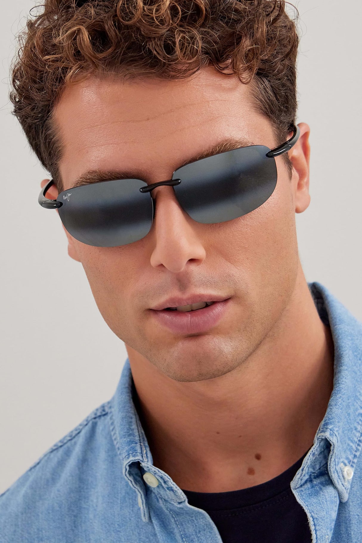 Maui Jim Hookipa Xlarge Gafas, Black Gloss, 68-14-145 Unisex Adulto