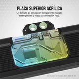 Corsair Hydro X Series XG7 RGB 3090 Ti Founders Edition Bloque de Refrigeración Líquida para GPU - para NVIDIA GeForce RTX 3090 Ti FE (Diseño con Placa Refrigerante de Cobre Niquelada) Negro