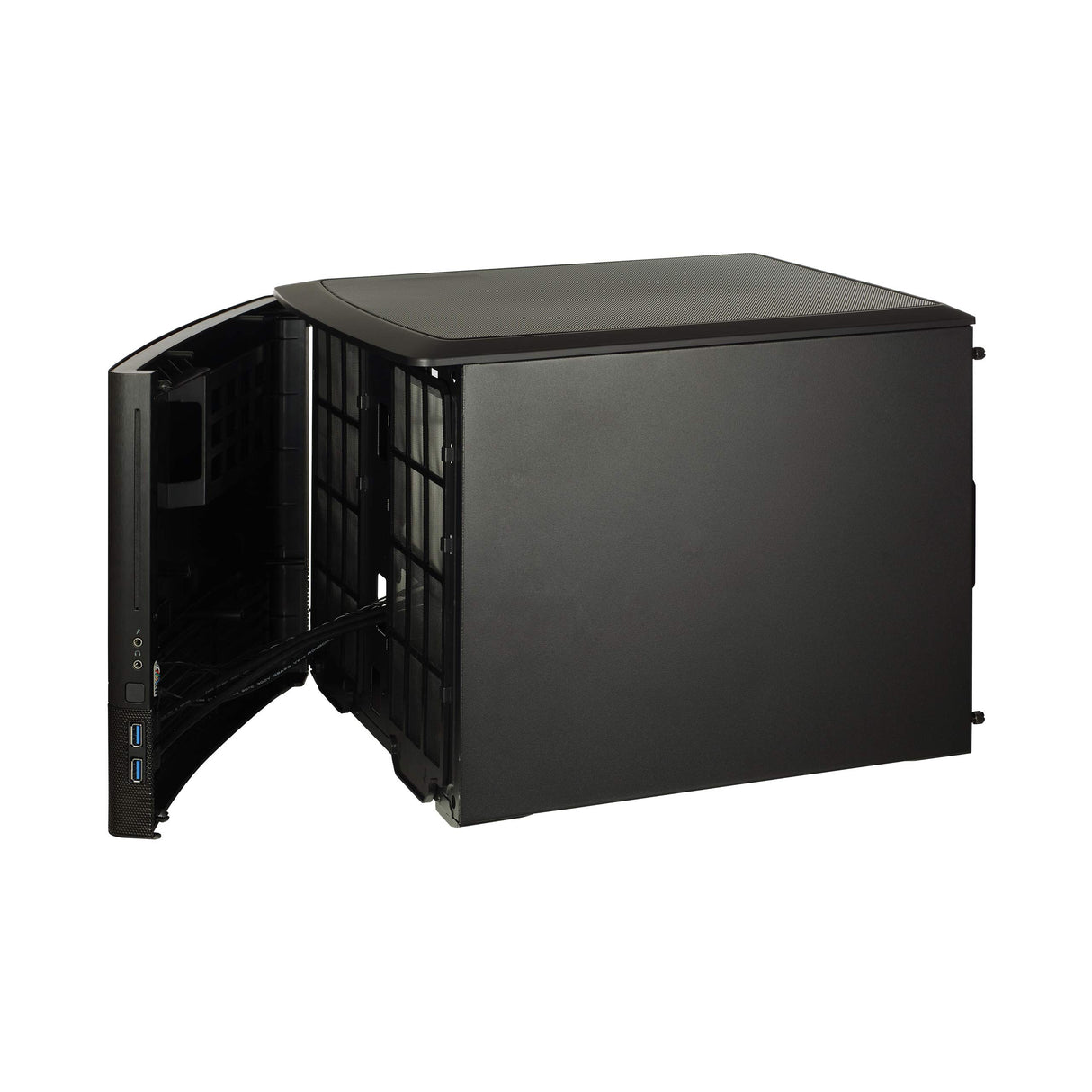 Fractal Design Node 804, Caja de Ordenador de sobremesa, Negro