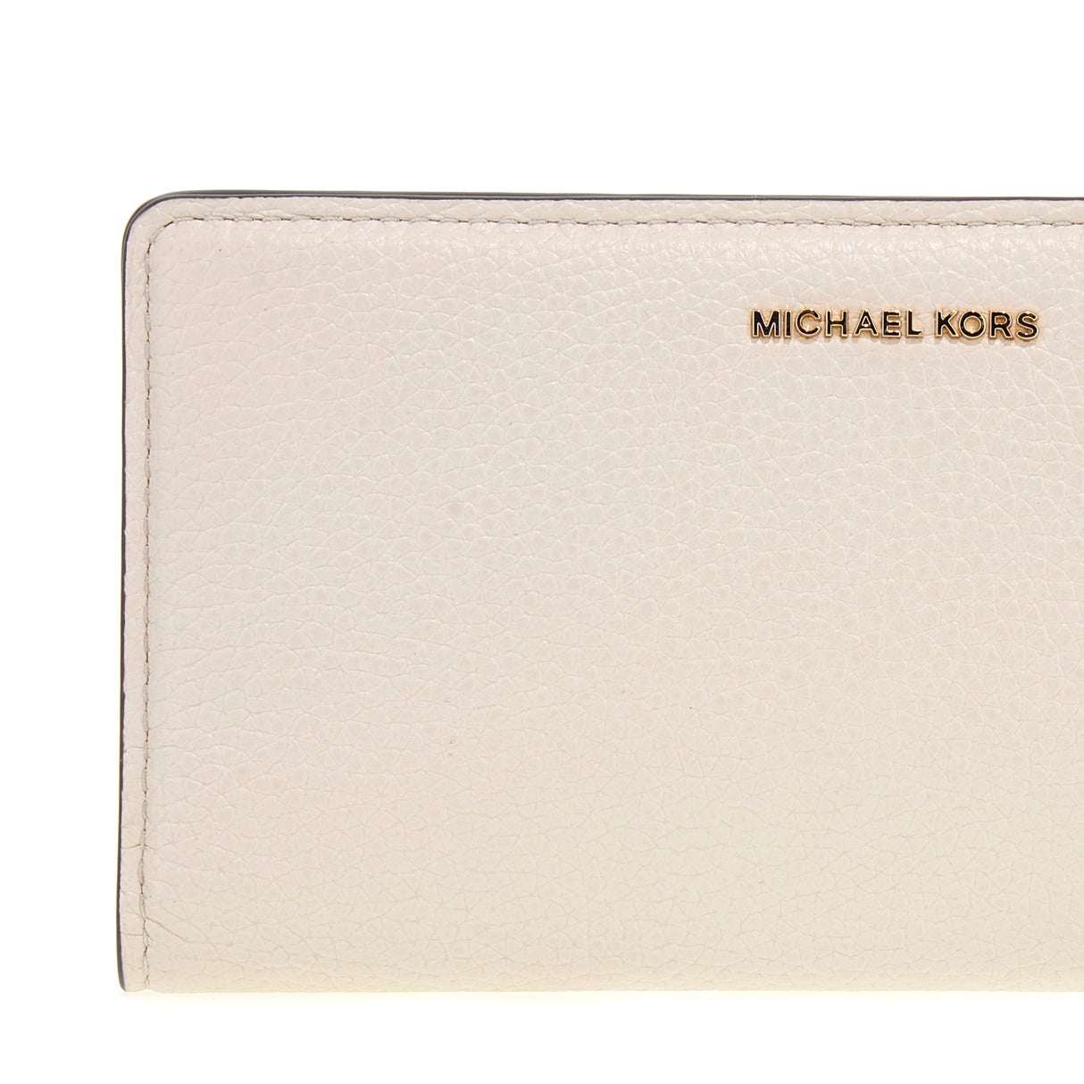 Michael Kors LG Slim Snap Wallet LT Cream One Size
