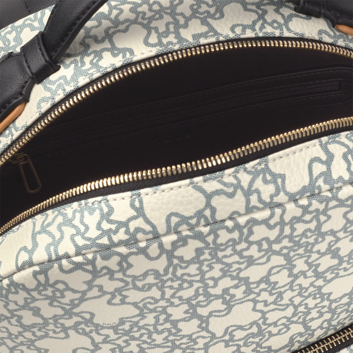Tous 2001037543, Mochila Kaos Mini Beige-Negro Women's, One Size