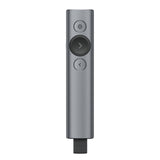 Logitech Spotlight Presentador Inalámbrico, 2.4 GHz y Bluetooth, Receptor USB, Puntero Láser Digital, Distancia de 30 Metros, Cronometro, PC, Mac, Android, iOS, Slate