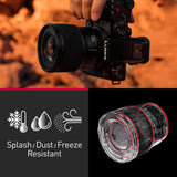 Panasonic Lumix S-E100 Lente Macro F2.8 100 mm, Lente de Fotograma Completo, Diseño Compacto y Liviano, 298 g, Motor Lineal de Doble Fase, Aumento de Tamaño Real 1:1, Ideal para Video, Negro