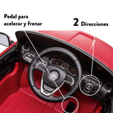 FEBER Jeep Cherokee Rojo 12V, Coche eléctrico, 1 Plaza, radiocontrol: Faros con luz, 2 Marchas, Acelerador y Freno eléctrico, de 3 a 8 años, Famosa (800013450)