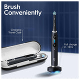 Oral-B iO9 Cepillo de dientes eléctrico, regalos para mujeres/hombres, mango conectado a la aplicación, 3 cabezales de cepillo de dientes, estuche de viaje de carga y soporte para cabezal de cepillo
