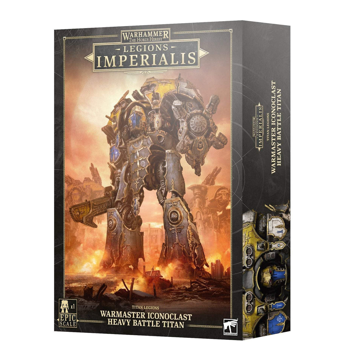 Warhammer Games Workshop Horus Heresy - Legions Imperalis - Adeptus Titanicus: Warmaster Iconoclast Heavy Battle Titan [Escala épica]