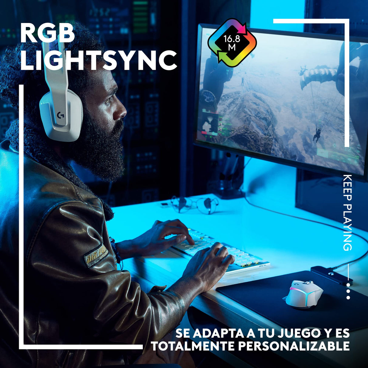 Logitech G G502 X PLUS LIGHTSPEED Ratón inalámbrico RGB para Gaming - Ratón óptico con interruptores híbridos LIGHTFORCE, LIGHTSYNC RGB, sensor HERO 25K, compatible con PC - macOS/Windows - Negro