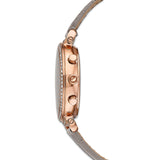 Swarovski Reloj Passage Chrono, Correa de Piel, Gris, Pvd Tono Oro Rosa