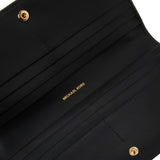 Michael Kors 32S5G8EF3L-001 LG SLIM SNAP WALLET Women BLACK Size One Size