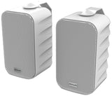 Audibax Delta 42 BT WhitePareja de Altavoces Bluetooth – Altavoces Activos de Alto Rendimiento para Pared – Compatible con Bluetooth - Alto Rango de Frecuencia (90Hz-20kHz) - Sonido Envolvente