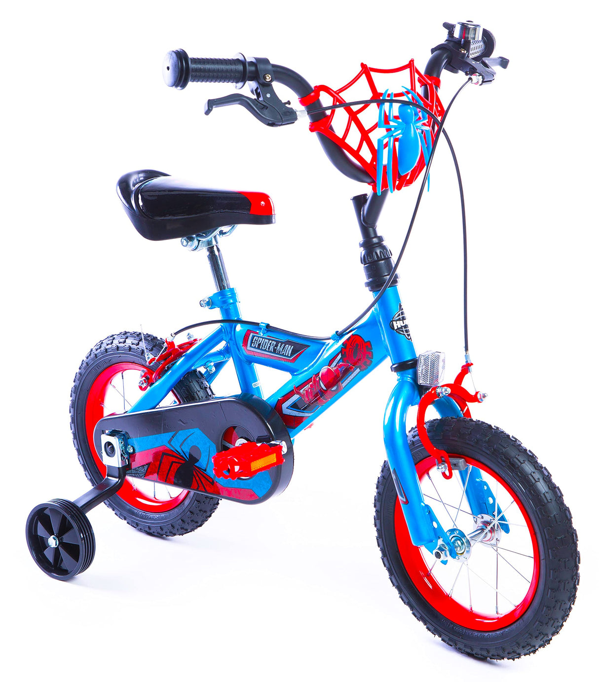 Huffy Marvel Spiderman-Bicicleta de 12 Pulgadas Spider Man, Niños, Azul, 30,5 cm