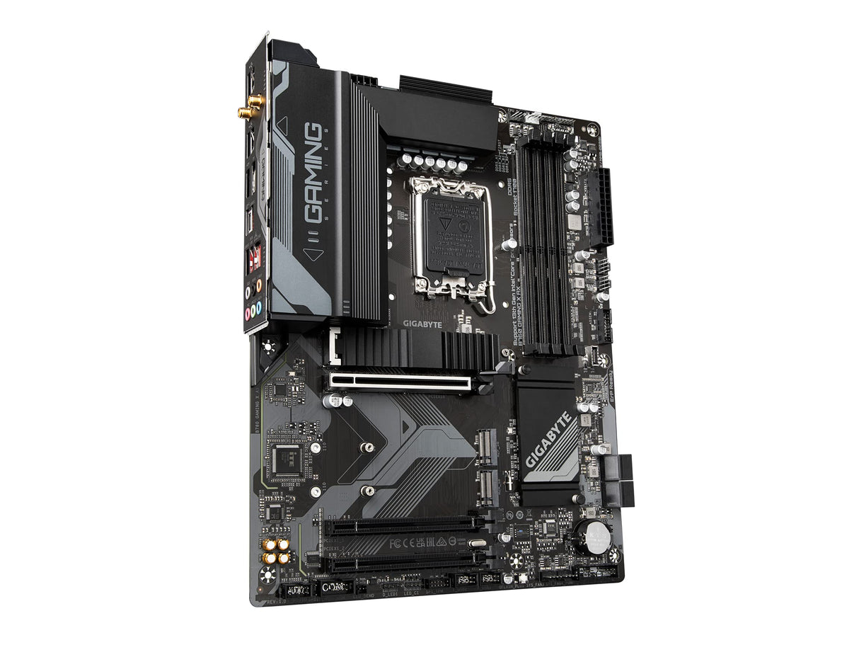GIGABYTE B760 Gaming X AX (LGA 1700/ Intel/ B760/ ATX/DDR5/ M.2/ PCIe 4.0/ USB 3.2 Gen2X2 Type-C/AMD WiFi 6E/ 2.5GbE LAN/Q-Flash Plus/PCIe EZ-Latch/Placa Madre)