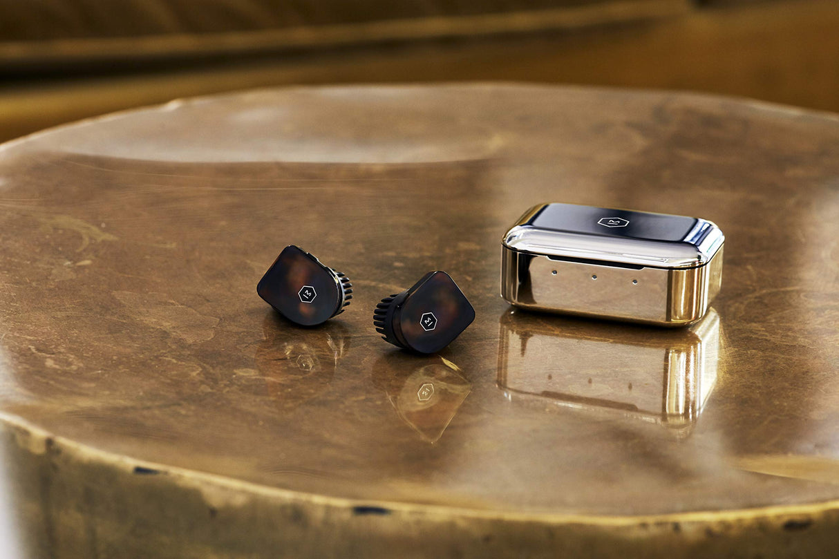 Master & Dynamic MW07 True Wireless - Auricular inalámbrico, color marrón