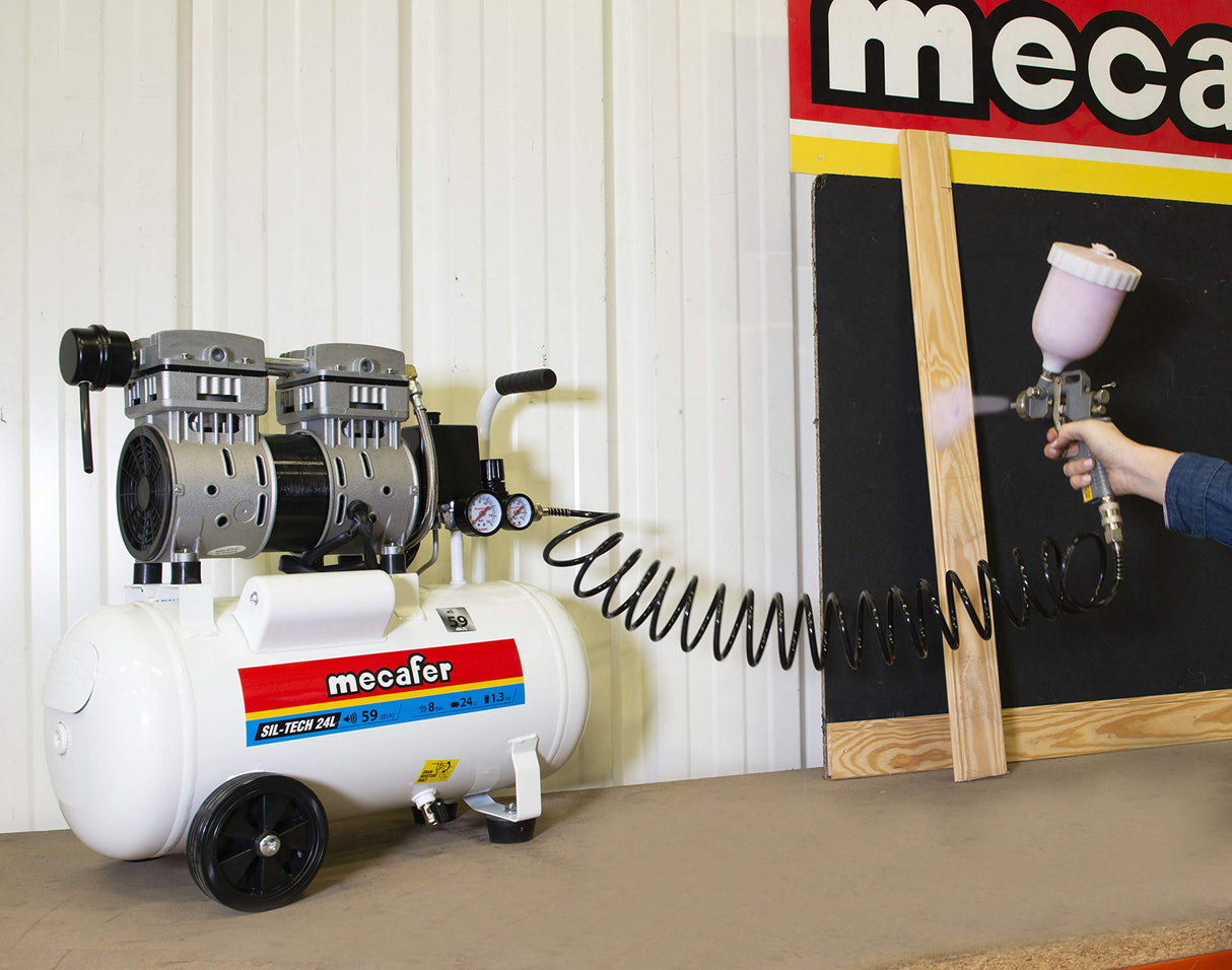 Compresor silencioso, 50 l, 1,3 HP.